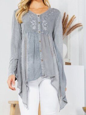 Young Threads Bohemian Rhapsody: Stonewashed Rayon Women Top
